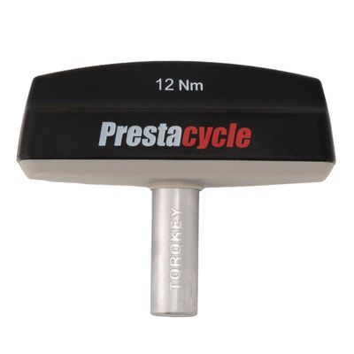 Prestacycle Pro TorqKeys 12Nm T-Handle Torque Limiting Tool  Torque Wrench Bit with Ergonomic Low-Profile Grip, Magnetic 1/4" Hex Bit Retention, Durable Zinc Shaft