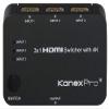 Kanex Pro SW-HD3X14K 3 x 1 HDMI Switcher with 4K view 3