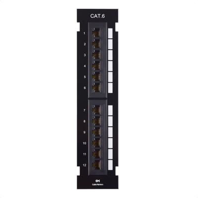 Cable Matters [UL Listed] Mini 10Gbps 12-Port Vertical Patch Panel