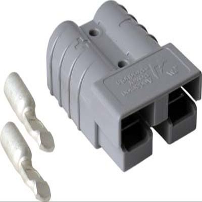 EZGO Gray Sb50 With 10-12G Contacts Charger Side Charger Plug Receptacle