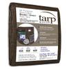 Kotap 30 x 50 Ft. All-Purpose Multi-Use Protection/Coverage 5-mil Poly Tarp, Reversible, Waterproof, Brown/Green, (TBG-3050) view 1