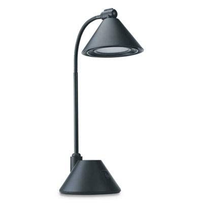 Ledu L9071 30 LED Light Array Desk Lamp, Gooseneck, 5-1/2w x 15h, Black