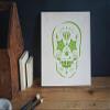Stencil1 Sugar Skull Stencil 8.5" x 11" Halloween Decorating view 3
