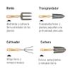 TRUPER JJ-4 4-Pc 6" Gardening Tool Set view 2