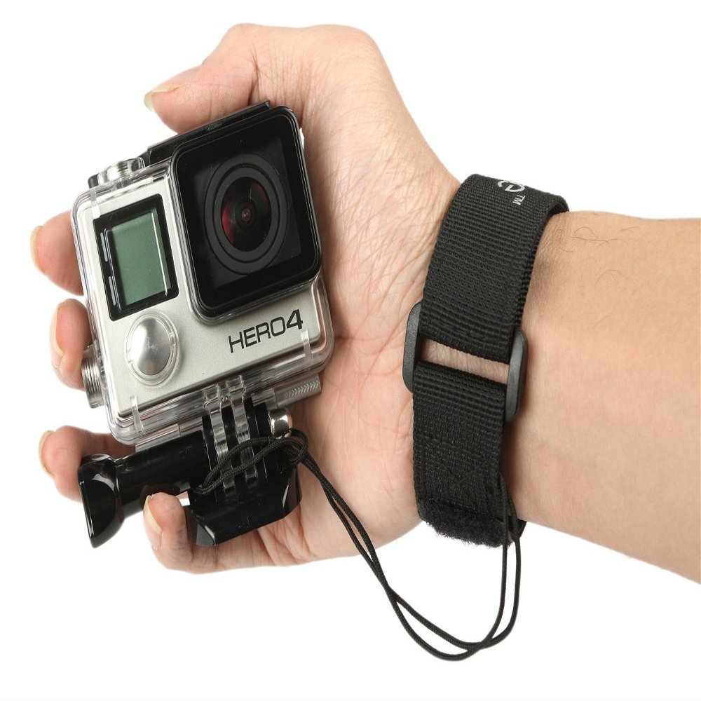 Pro Tether for GoPro Camera, Adjustable Camera Wrist Strap, Hand Strap and Safety Tether for Any Camera, Quick Release and Fit Black Teather by GOcase