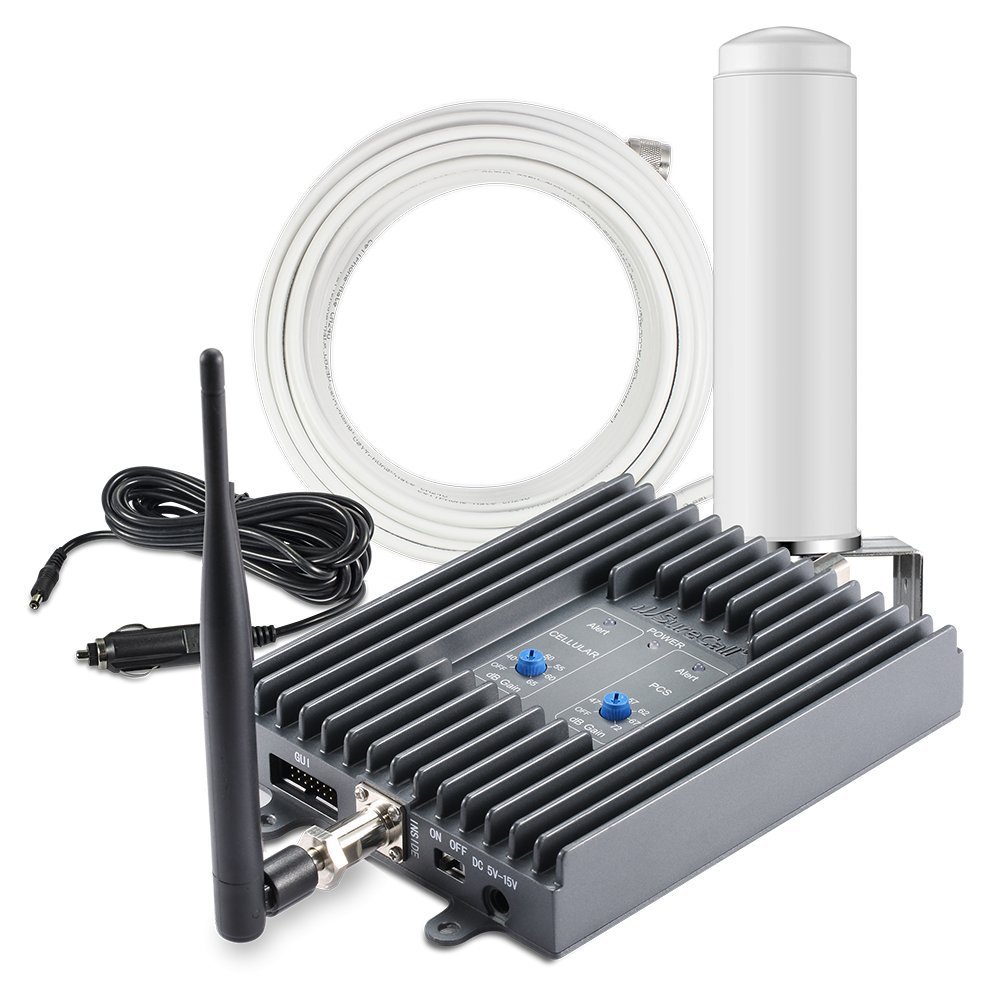 SureCall Flex2Go-RV Dual Band Cell Phone Signal Booster Kit for RVs, All Carriers Voice & Text