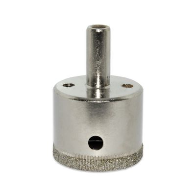 Flyshop Silver Tone Glass Diamond Tipped Drill Hole Saw 40mm 1-9/16" Dia