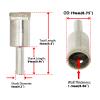Flyshop 3/4 Inch 19mm Diamond Coated Drill Bit Make Lighted Bottles Glass Blocks view 2