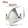 LUMINTURS 10W COB-Chipset LED Ceiling Recessed Down Light Fixture Flush Mounted Spot Lamp view 2