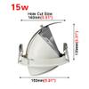 LUMINTURS 15W COB-Chipset LED Ceiling Recessed Down Light Fixture Flush Mounted Spot Lamp view 2