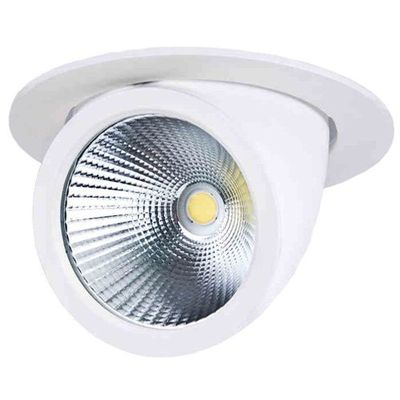 LUMINTURS 30W Dimmable COB-Chipset LED Ceiling Recessed Down Light Fixture Flush Mounted Spot Lamp