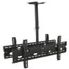 Mount-It Dual TV Ceiling Mount Rotating and Tilting Double TV Ceiling Mount for Samsung, Sony, LG, Sharp,Vizio, Haier, Toshiba, Sharp, Element, 32, 40, 42, 48, 50, 55, 60, 65, 70, 75 Inch TVs,Black view 1
