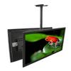 Mount-It Dual TV Ceiling Mount Rotating and Tilting Double TV Ceiling Mount for Samsung, Sony, LG, Sharp,Vizio, Haier, Toshiba, Sharp, Element, 32, 40, 42, 48, 50, 55, 60, 65, 70, 75 Inch TVs,Black view 2