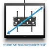 Mount-It Dual TV Ceiling Mount Rotating and Tilting Double TV Ceiling Mount for Samsung, Sony, LG, Sharp,Vizio, Haier, Toshiba, Sharp, Element, 32, 40, 42, 48, 50, 55, 60, 65, 70, 75 Inch TVs,Black view 4