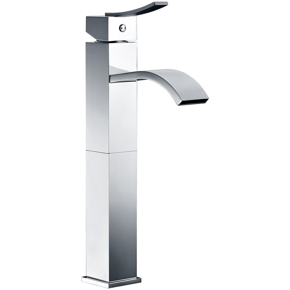 Dawn AB78 1158C Single-Lever Square Tall Lavatory Faucet, Chrome