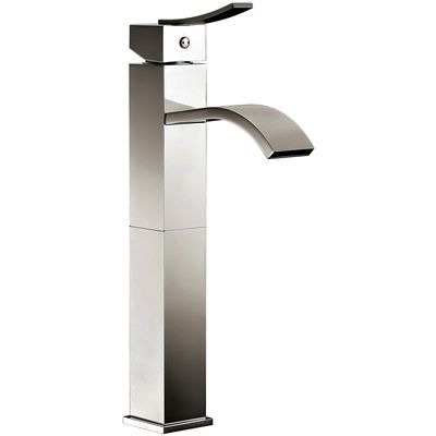 Dawn AB78 1158BN Single-Lever Square Tall Lavatory Faucet, Brushed Nickel