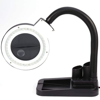 Yosoo 40 LED Illuminated 5X 10X Magnifier & Desk Lamp LED Lighting Magnifying Lamp