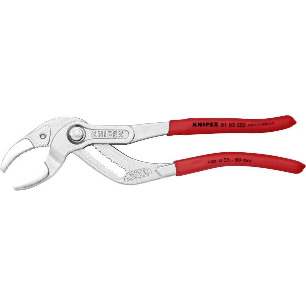 Knipex 81 03 250 Siphon- and Connector Pliers 9,84" chrome plated