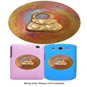 CLASSIC PURSE. Made in the USA gift quality BLING personalizes smartphones, cellphones, cases etc. Good luck charm, lucky charm, amulet and touchstone Best Gift 2015 under $15