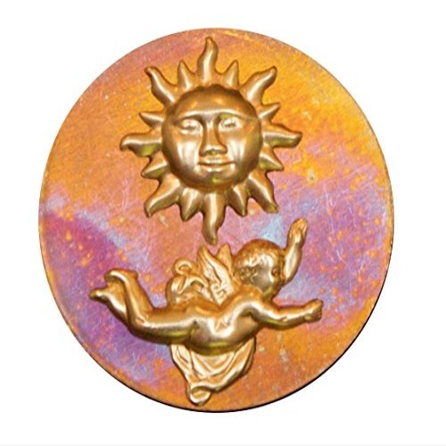 Angel & Sun. Made in The USA Gift Quality Bling personalizes Smartphones, cellphones, Cases etc. Good Luck Charm, Lucky Charm, Amulet and Touchstone Best Gift 2015 Under $20