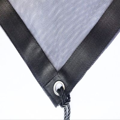 KINOSUN 2.4x2.4m 8'x8' 8x8 Double-layer Black Gauze Net Black Double Scrim Butterfly & Panel Reflector Fabrics for Light Weakening