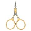 Dr. Slick Arrow Razor Scissor, 3-3/4", Gold Loops, Adjustable Tension, Straight view 1