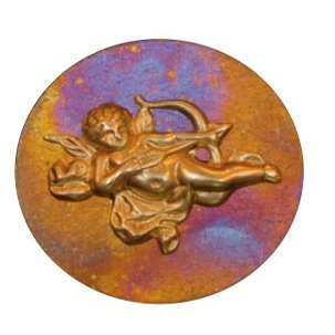 FLYING CUPID.Made in the USA gift quality BLING personalizes smartphones, cellphones, cases etc. Good luck charm, lucky charm, amulet and touchstone Best Gift 2015 under $15