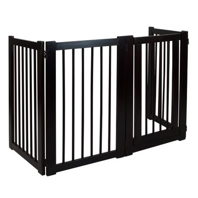 American Trails Freestanding Wooden Pet Gate with Door