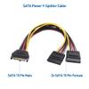 Cable Matters 3-Pack 15 Pin SATA Power Splitter Cable - 8 Inches, SATA Power Y-Splitter Cable view 2