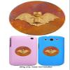 DRACULA'S BAT .Made in the USA gift quality BLING personalizes smartphones, cellphones, cases etc. Good luck charm, lucky charm, amulet and touchstone Best Gift 2015 under $15 view 1