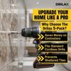Drilax 5-Pc 1/2 Inch Diamond Drill Bit Set for Tile & Glass view 3