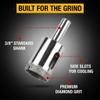Drilax 3/4" Diamond Drill Bit Set | 5-Pack for Glass, Ceramic, Porcelain, Tile, Granite & Stone | Precision Wet Core Bits for RO Faucets, Pot Drainage & Craft Projects view 2