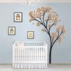 Plants Wall Decoration For Baby Nursery Spring Tree Vinyl Wall Art Without The Picture Frames B(Large,Trunk-Dark Brown;Leaves-Teal) view 2