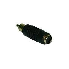 Philmore 45-479 S-Video/SVHS Adapter, 4 Pin Mini-Din Female to RCA Male
