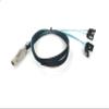 Micro SATA Cables|1 Meter Mini SAS HD SFF-8644 to 4 SATA Cable - 6.0 Gbps Speed, 30 AWG, 100 Ohm Impedance view 1