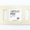 Lightolier Controls NFB6SI Multi 6 Gang Faceplate Wall Plate, Ivory view 3