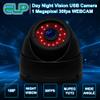 ELP 1megapixel Day Night Vision Indoor&Outdoor CCTV USB Dome Housing Camera Vandal-Proof for House and Pc Industrial Security.CCTV Camera for Baby Monitor, Pets Monitor,Home Security view 3