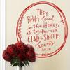 They Broke Bread In Their Homes & Ate Together With Gold & Sincere Hearts Bible Wall Vinyl Quote For Family A(Medium,Black) view 2