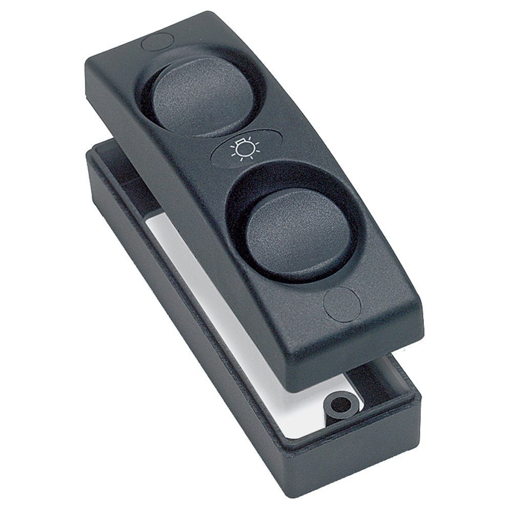 BEP 1101-BK On/Off Double Interior Switch, Black
