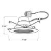ELCO Lighting EL61140W 5/6" LED Insert 16W 4000K CRI90 White view 2
