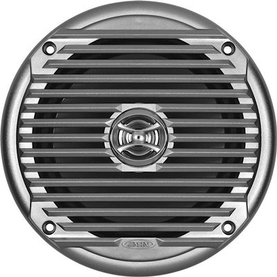 Jensen MS6007SR 6.5" Coaxial Waterproof Speaker, Silver, 60 watts max Power handling, Sensitivity @ 1W/1 Meter 88dB, Frequency Response 65Hz-20kHz, Nominal Impedance 4 Ohms
