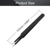 UToolmart 3PCS Precision Tweezers Set, Upgraded Anti-Static Stainless Steel Tweezers, Length: 122mm view 2