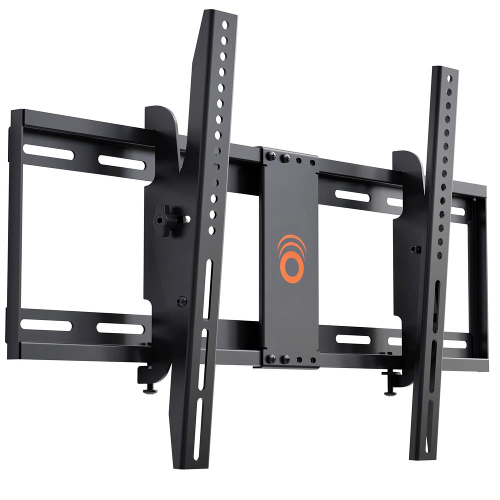 ECHOGEAR Tilting TV Wall Mount with Low Profile Design for 32-70 inch TVs - Eliminates Screen Glare with 15 of Smooth Tilt - Easy Install with All Hardware Included - EGLT1-BK