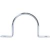 Morris Products Heavy Duty Rigid Pipe Strap 2 Holes 2-1/2 Inch - Secures Rigid, IMC Conduit - Zinc-Plated Steel - Reinforced Rib, Hole Snap-On Installation 1 Piece view 4