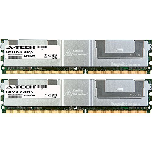 A-Tech 8GB Kit (2 x 4GB) Server RAM for HP Compaq Workstation xw6400, xw6600, xw8400, xw8600 | DDR2 667MHz PC2-5300F ECC Fully Buffered DIMM Server Memory Kit