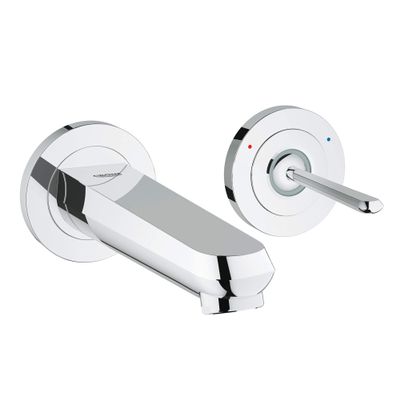 Grohe 19968000 Eurodisc Joystick M-Grobe 2-Hole Washbasin Mixer, 170 mm