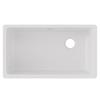 Elkay Quartz Classic ELGU13322WH0 White Single Bowl Undermount Sink view 3