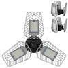 LZHOME 2-Pack Deformable LED Garage Ceiling Lights, 9000 Lumens, 82W CRI 80, Adjustable Shop Lighting (No Motion Activated) view 1
