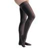 JOBST UltraSheer Thigh-High Compression Stockings for Women - Closed Toe - Lace Band - Medical Compression 15-20 mmHg - For Varicose and Spider Veins - Helps Prevent Swelling - Midnight Navy, Large view 1