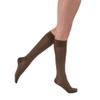 JOBST UltraSheer Diamond Pattern 15-20 mmHg Knee High Compression Stockings, Closed Toe, Large, Espresso view 1